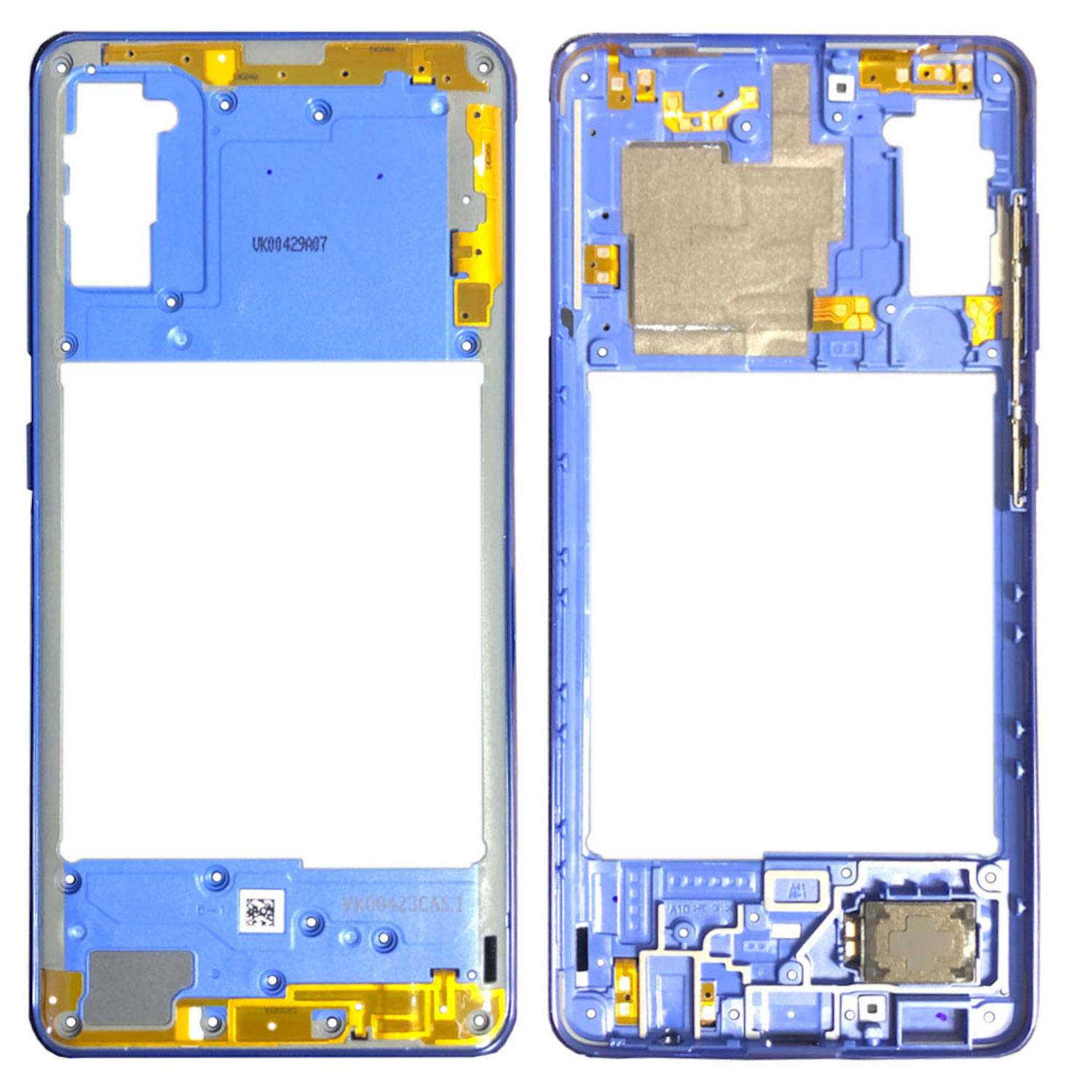 Samsung Mittelrahmen Back Housing Gehäuse für Galaxy A41 A415F Blau