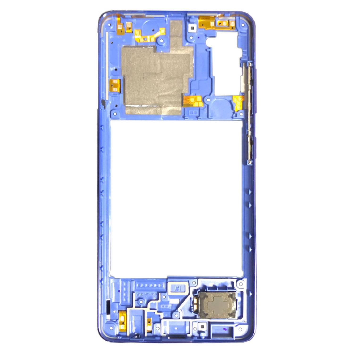 Samsung Mittelrahmen Back Housing Gehäuse für Galaxy A41 A415F Blau