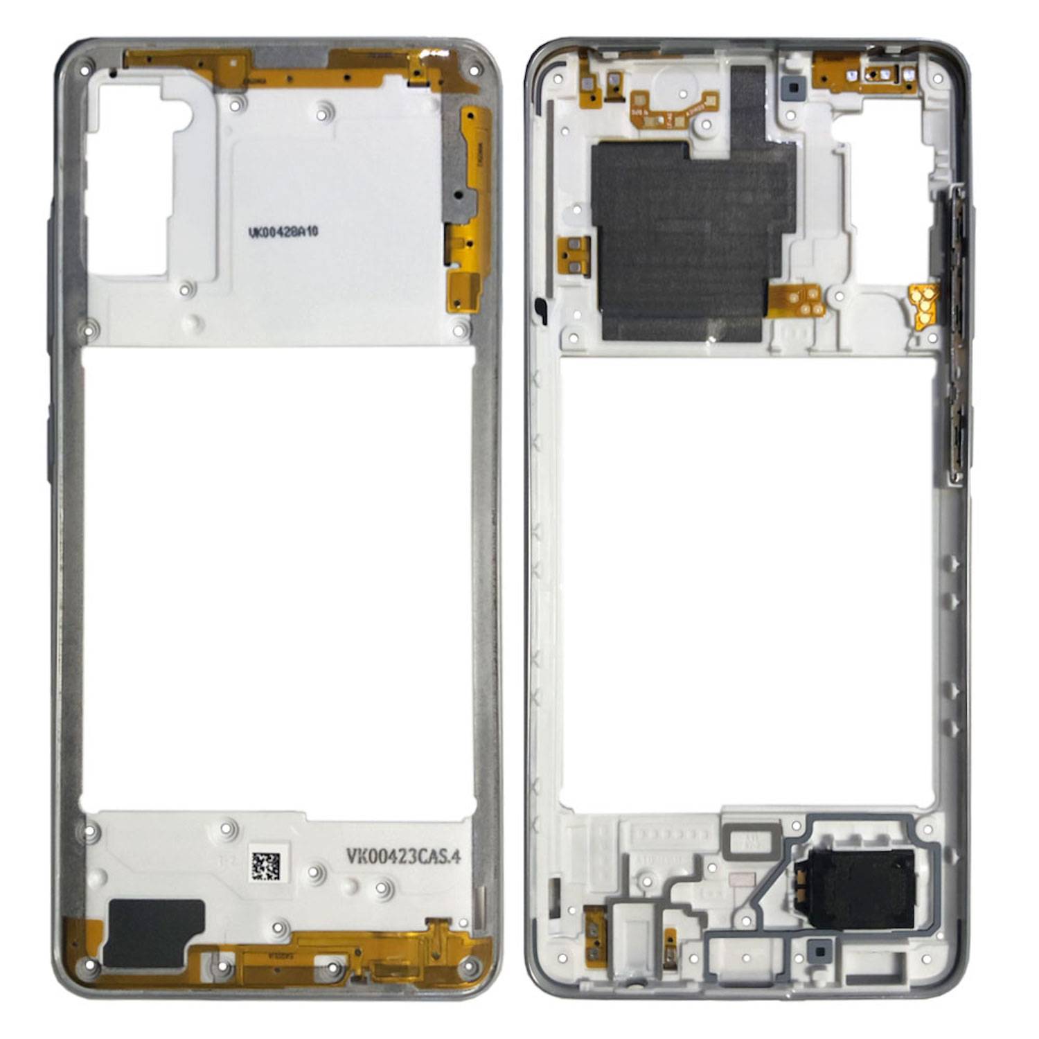 Samsung Mittelrahmen Back Housing Gehäuse für Galaxy A41 A415F Silber