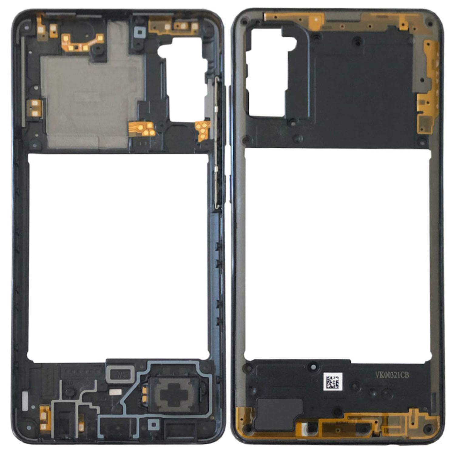 Samsung Mittelrahmen Back Housing Gehäuse für Galaxy A41 A415F Schwarz