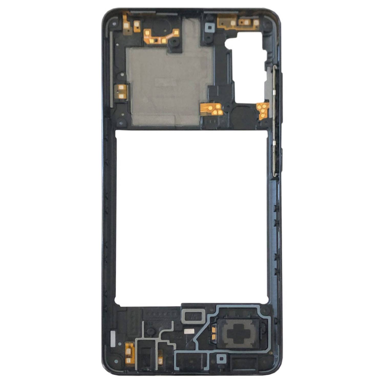 Samsung Mittelrahmen Back Housing Gehäuse für Galaxy A41 A415F Schwarz