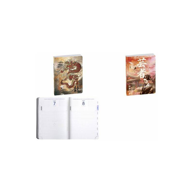 Clairefontaine Agenda scolaire SAMOURAI, 2025/2026, Geisha