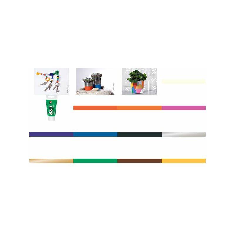 Marabu Acrylfarbe DO IT Craft Paint, 75 ml, schwarz