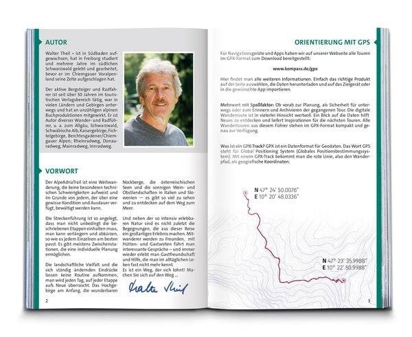 KOMPASS Wanderführer AlpeAdriaTrail, Vom Großglockner nach Triest, 33 Etappen mit Extra-Tourenkarte