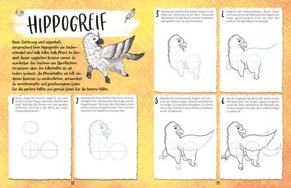 Aus den Filmen zu Harry Potter: Zeichne deine Lieblingsfiguren Schritt für Schritt