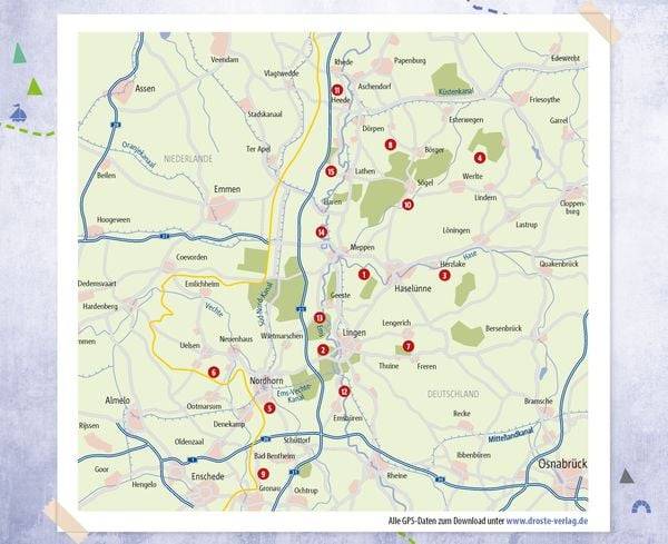 Emsland. Mit Grafschaft Bentheim. Radeln für die Seele