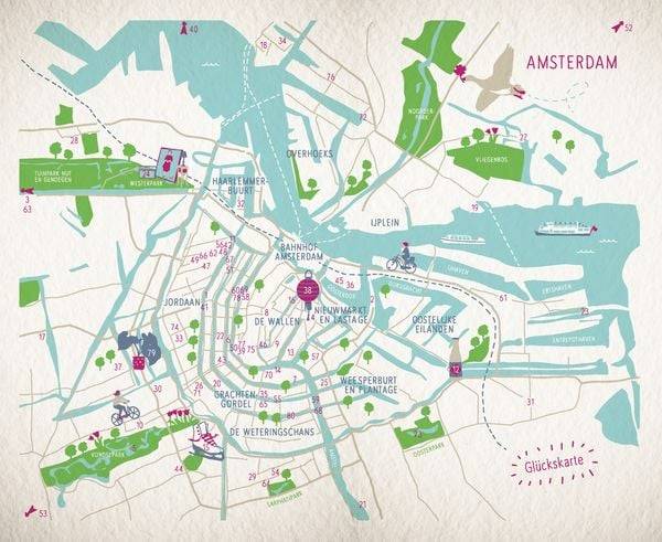 Glücksorte in Amsterdam