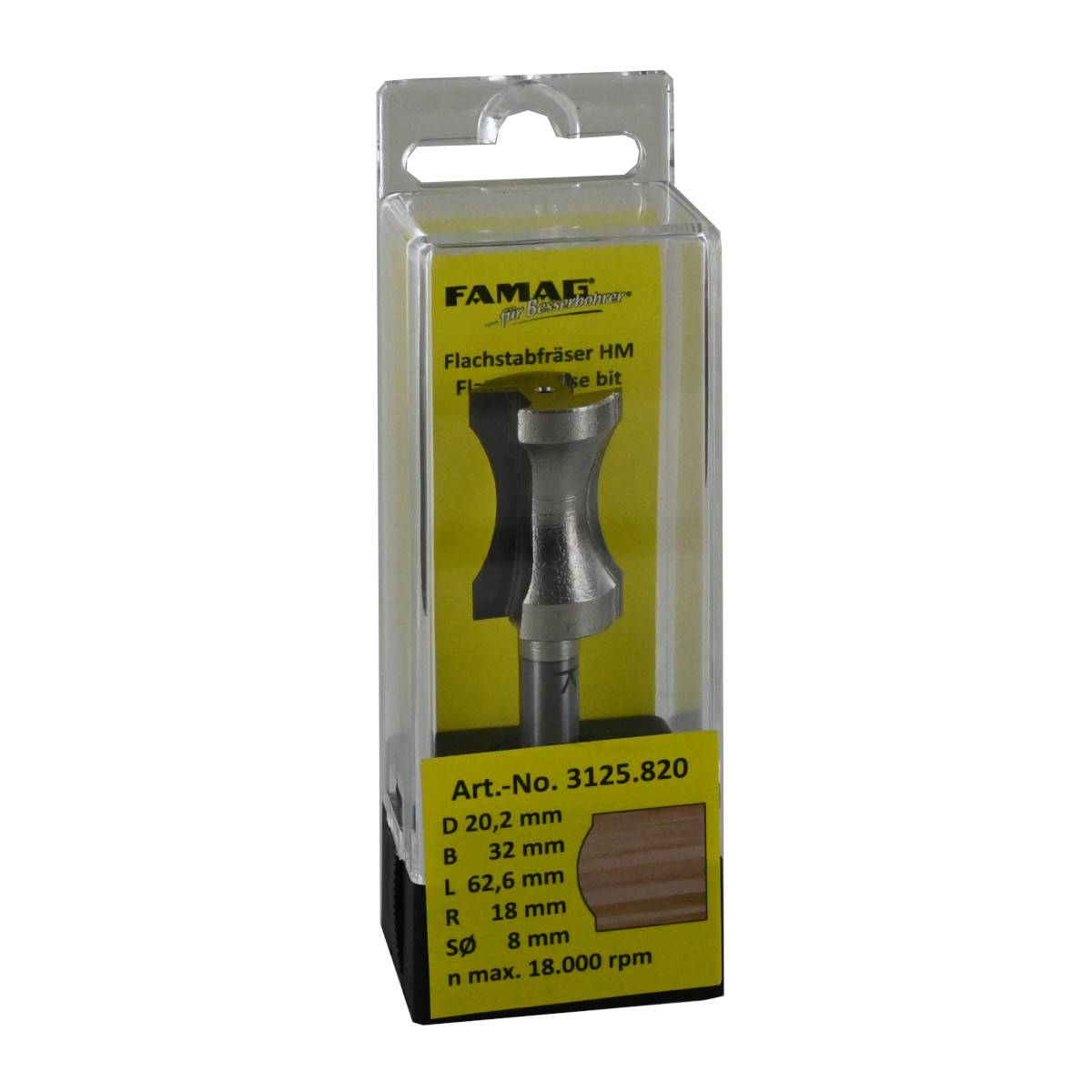 Famag Flachstabfräser HM 3125.820