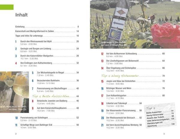 Zeit zum Wandern Kaiserstuhl und Markgräflerland