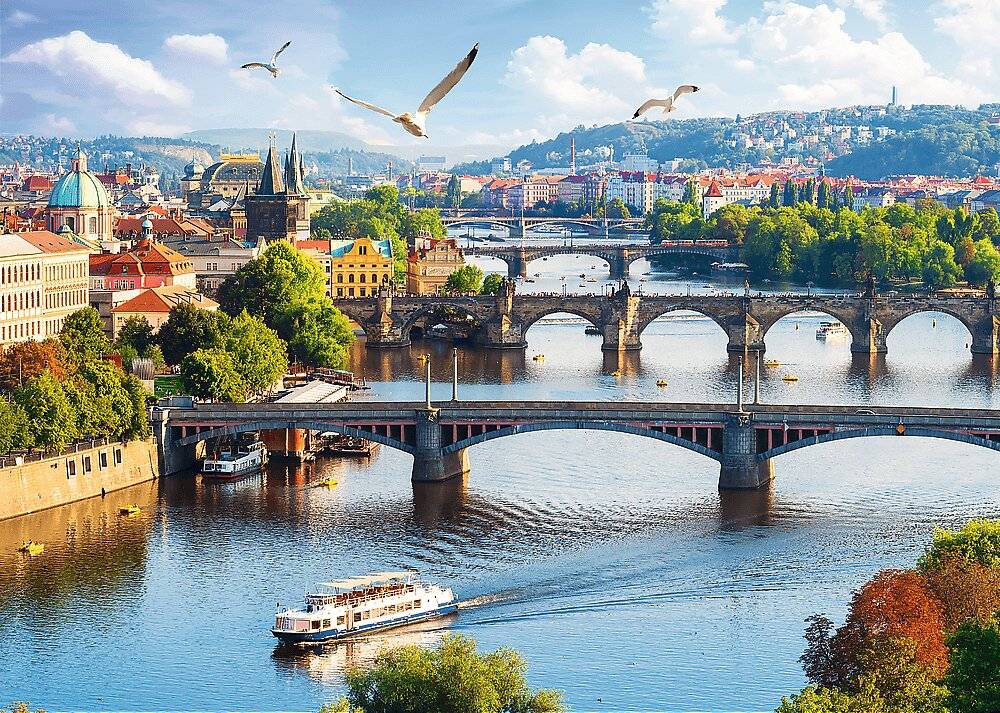 TREFL Puzzle Prag Brücken, Tschechische Republik 500 Teile