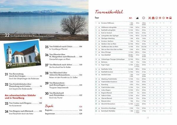 Radtouren für Langschläfer Bodensee