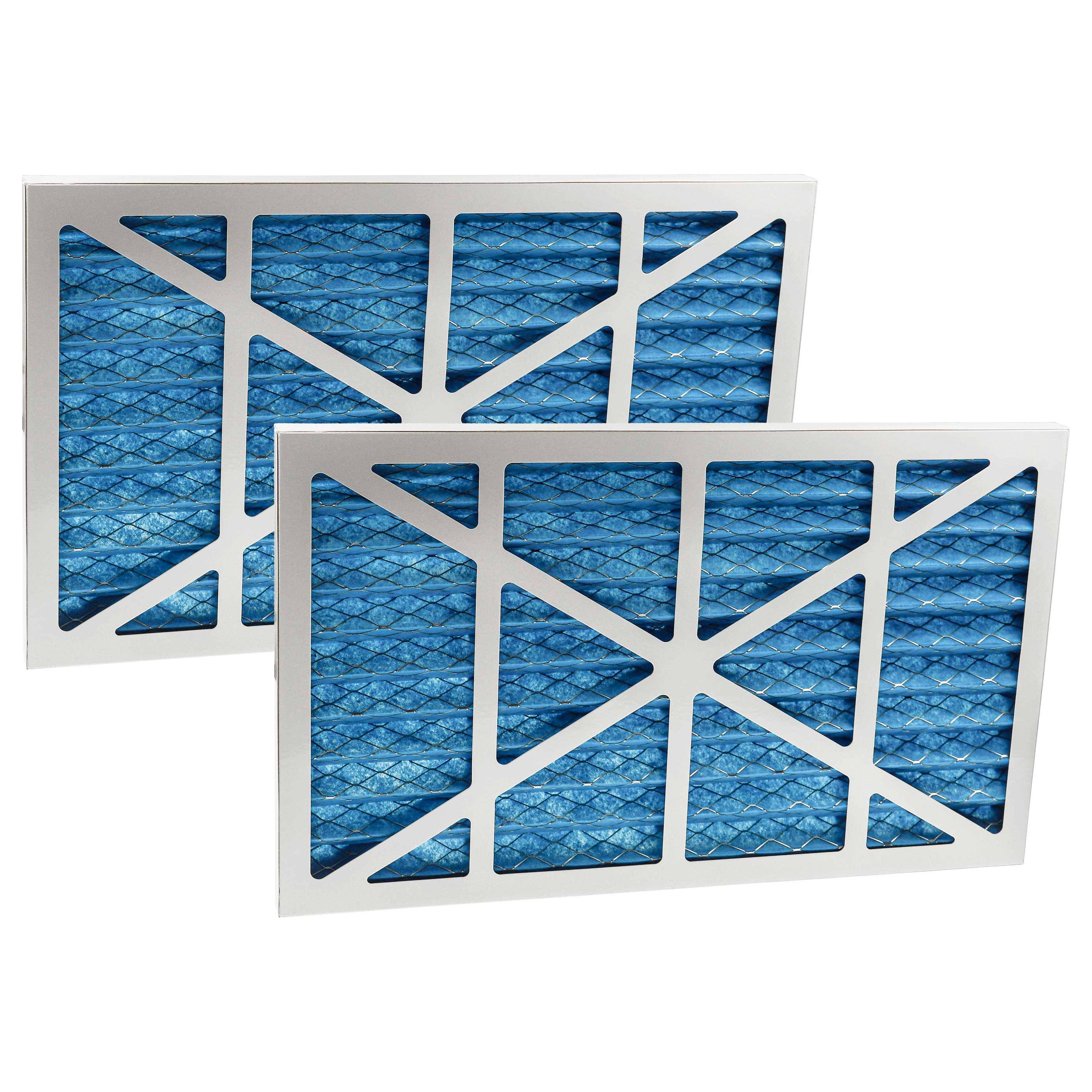 vhbw 2x Filter kompatibel mit Sparmax SB-88 Absauganlage - Ersatzfilter Blau Silber Weiß