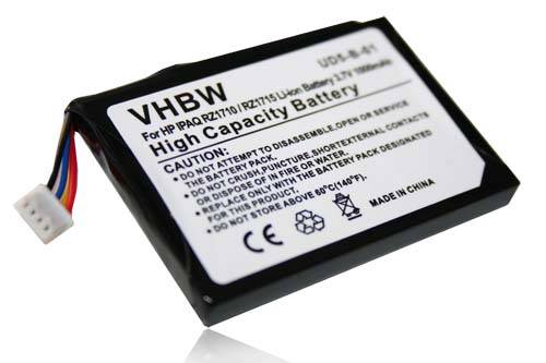 vhbw Akku Ersatz für 365748-001, 367194-001, 365748-005 für GPS Navigation Navi (1000 mAh, 3,7 V, Li-Ion)