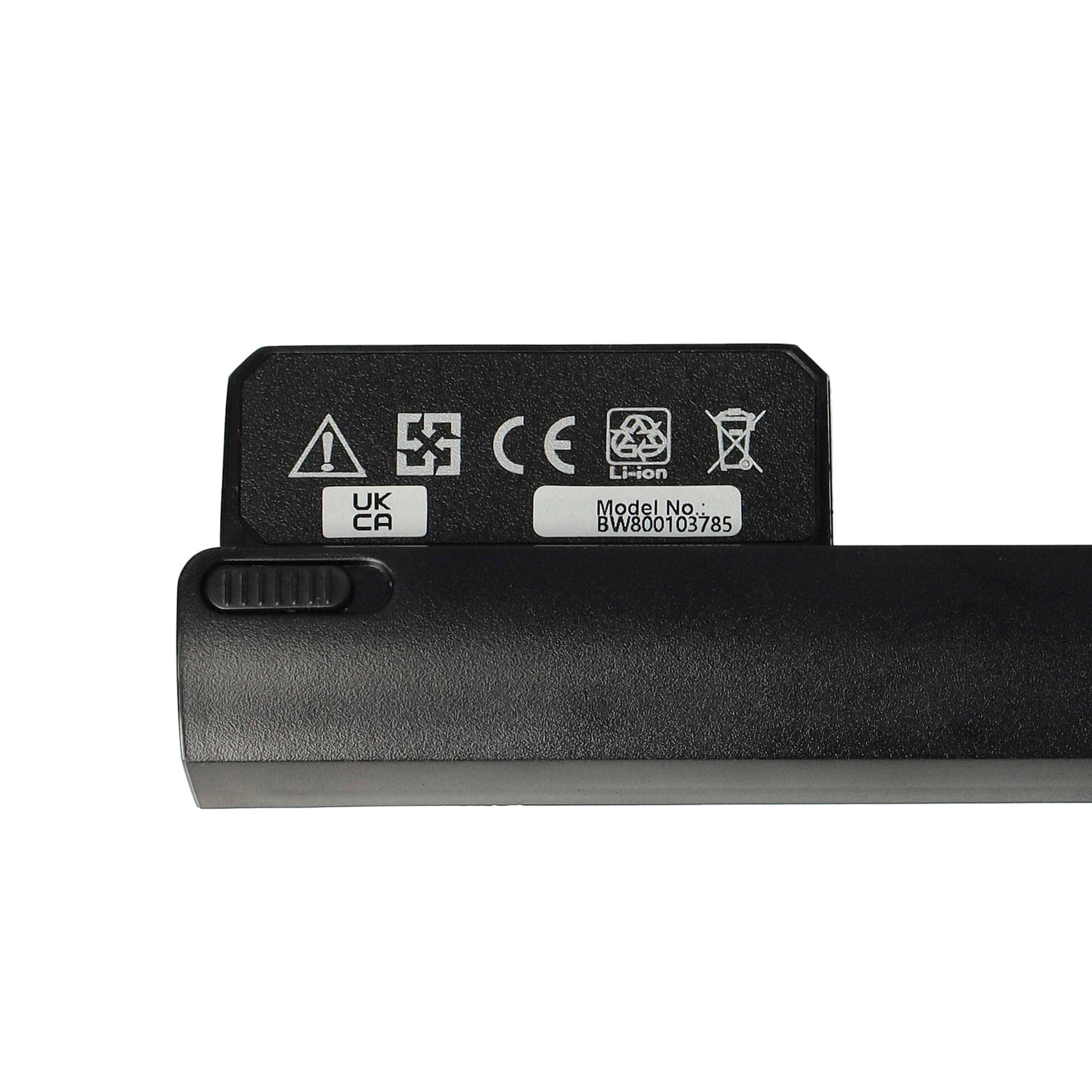 vhbw Akku kompatibel mit HP CompaQ Mini 210-1012TU, 210-1013EE, 210-1013EG, 210-1014EE, 210-1014SA Notebook (2200 mAh, 10,8 V, Li-Ion)