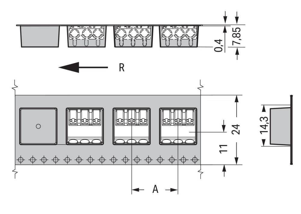 WAGO GmbH &amp; Co. KG THR-Leiterplattenklemme 2060-1452/998-404