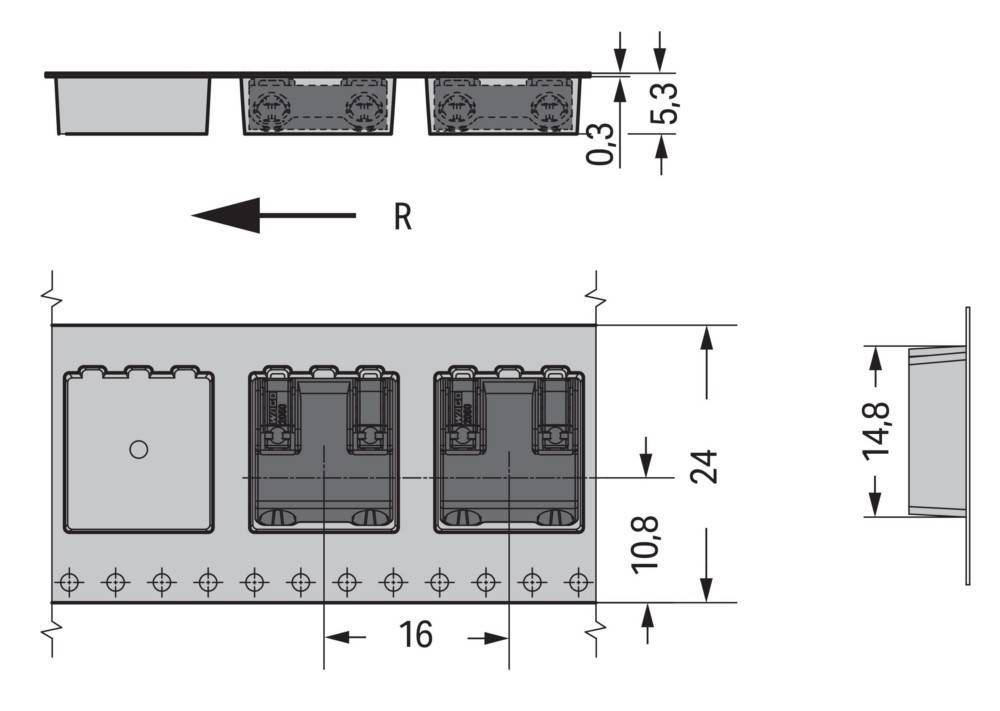 WAGO GmbH &amp; Co. KG SMD-Leiterplattenklemme 2060-872/998-404