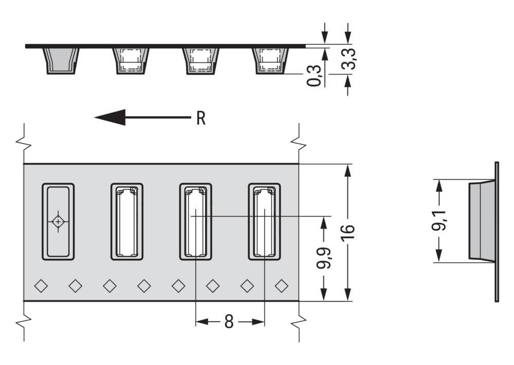 WAGO GmbH &amp; Co. KG SMD-Leiterplattenklemme 2065-101/998-403