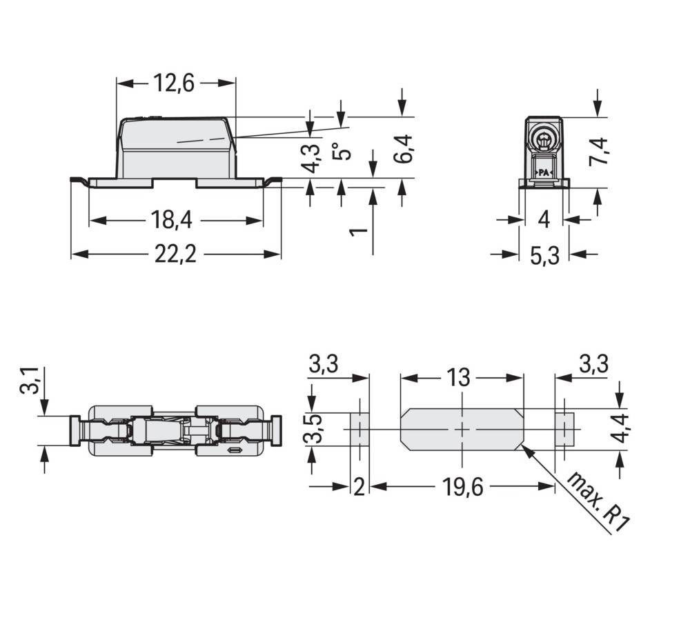 WAGO GmbH & Co. KG SMDThroughBoard-Leiterplk. 2070-461/998-606