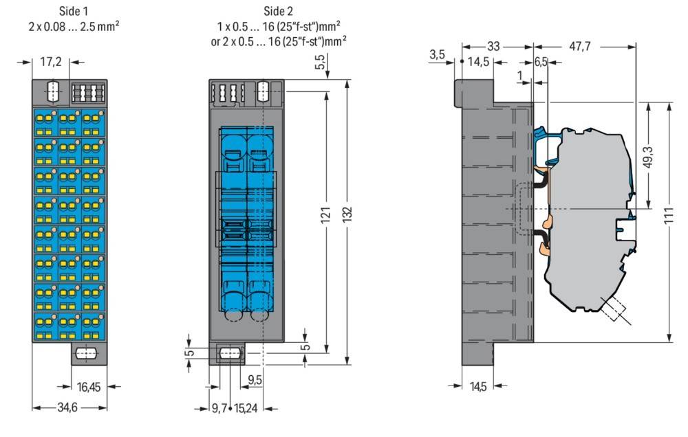 WAGO GmbH &amp; Co. KG PotentialblockAufdruck1-24 726-631