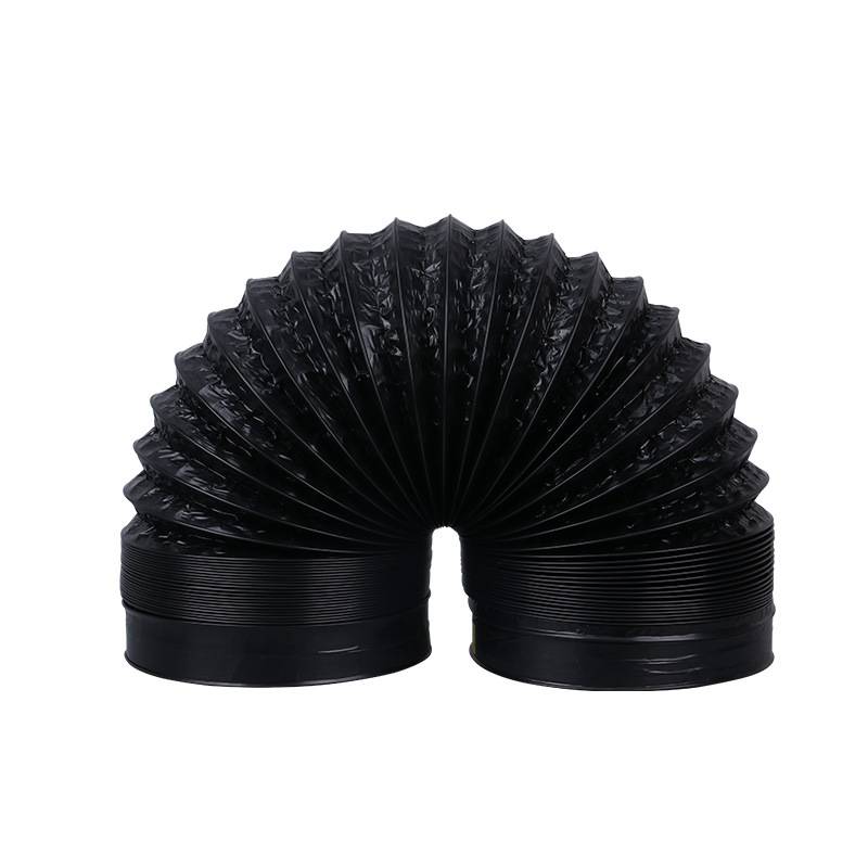 PVC Lüftungskanal Φ 6" Flexschlauch 150mm Flexrohr 2m Aluflexschlauch Retractable Flexrohr Lüftungsschlauch für Growbox