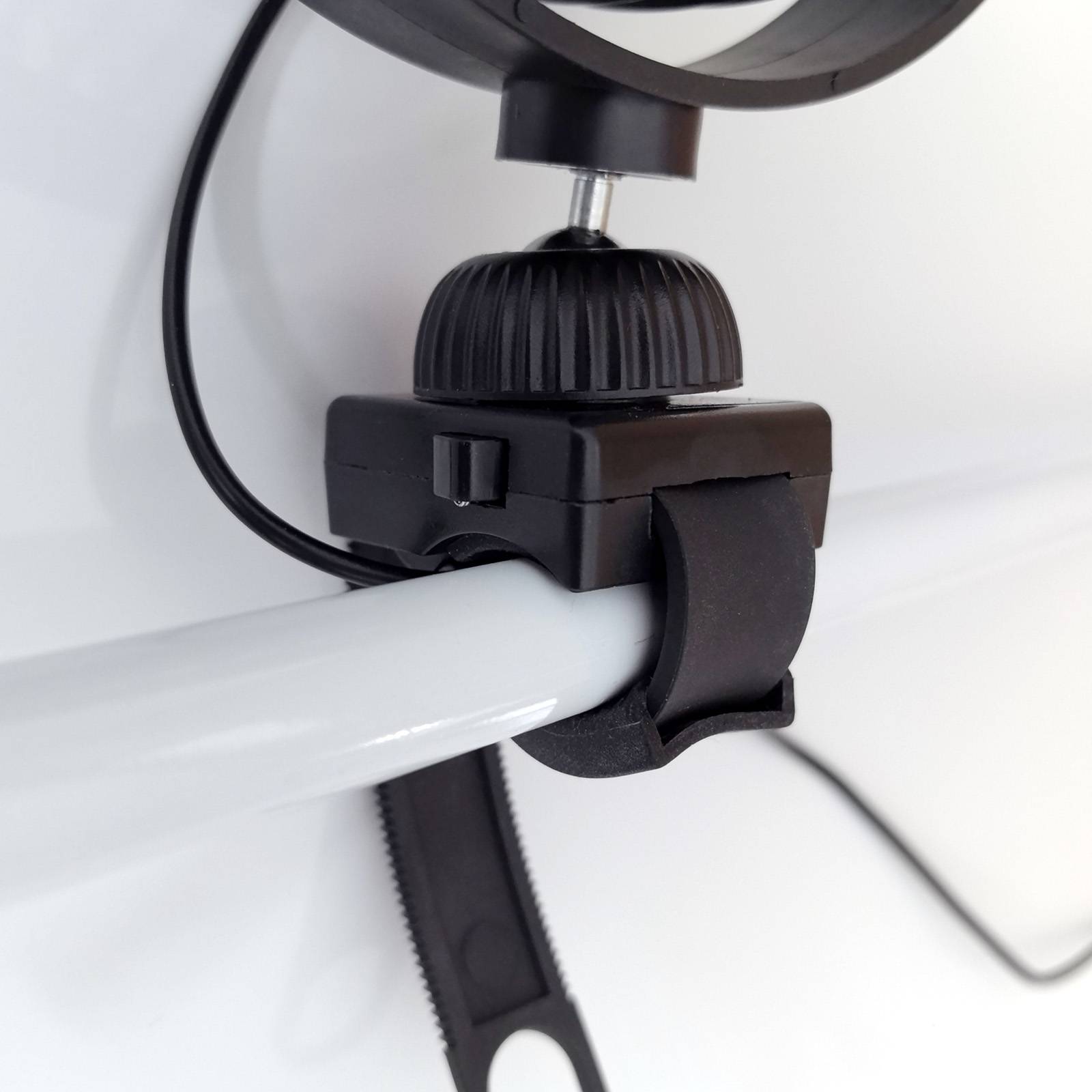 5-Zoll-Ventilatorkopf Ventilator 360° Rotation Fan mit Bandbefestigungsbasis und bürstenlosem Motor, für Pflanzenzelte