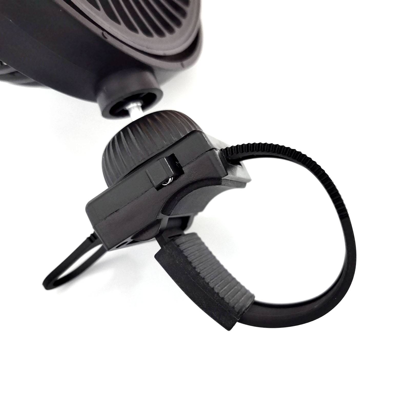 5-Zoll-Ventilatorkopf Ventilator 360° Rotation Fan mit Bandbefestigungsbasis und bürstenlosem Motor, für Pflanzenzelte