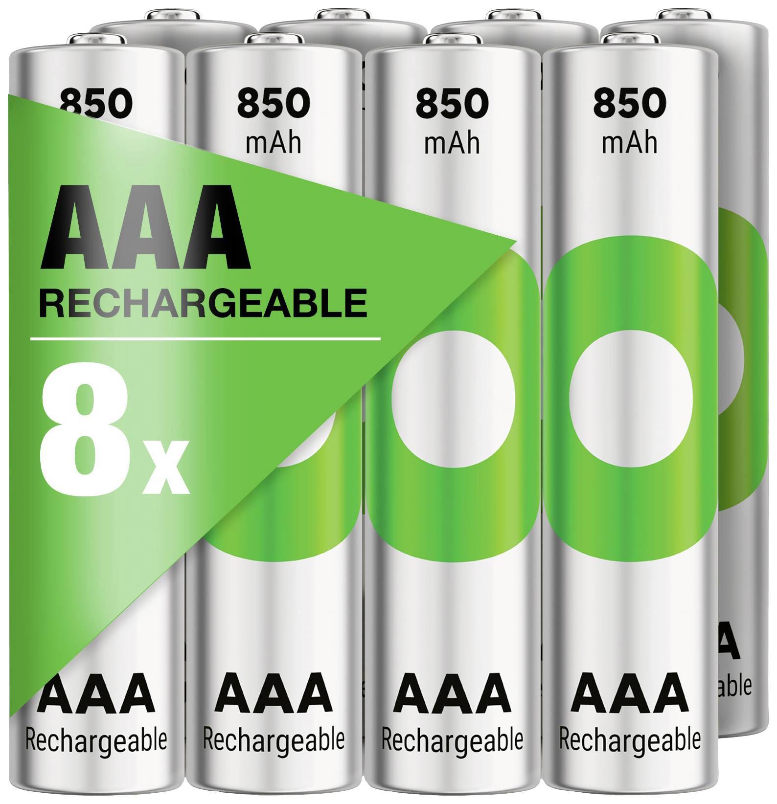Gold Peak Industries ReCyko AAA Micro NiMH 850 mAh 1.2V Akku 8er Pack - Akku - M