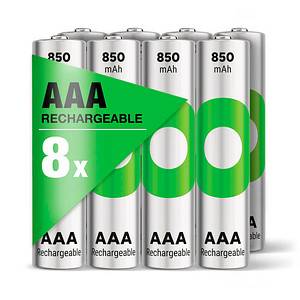 Gold Peak Industries ReCyko AAA Micro NiMH 850 mAh 1.2V Akku 8er Pack - Akku - M