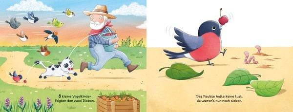 10 kleine Vogelkinder