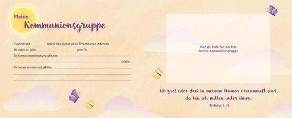 Meine Kommunion (rosa)