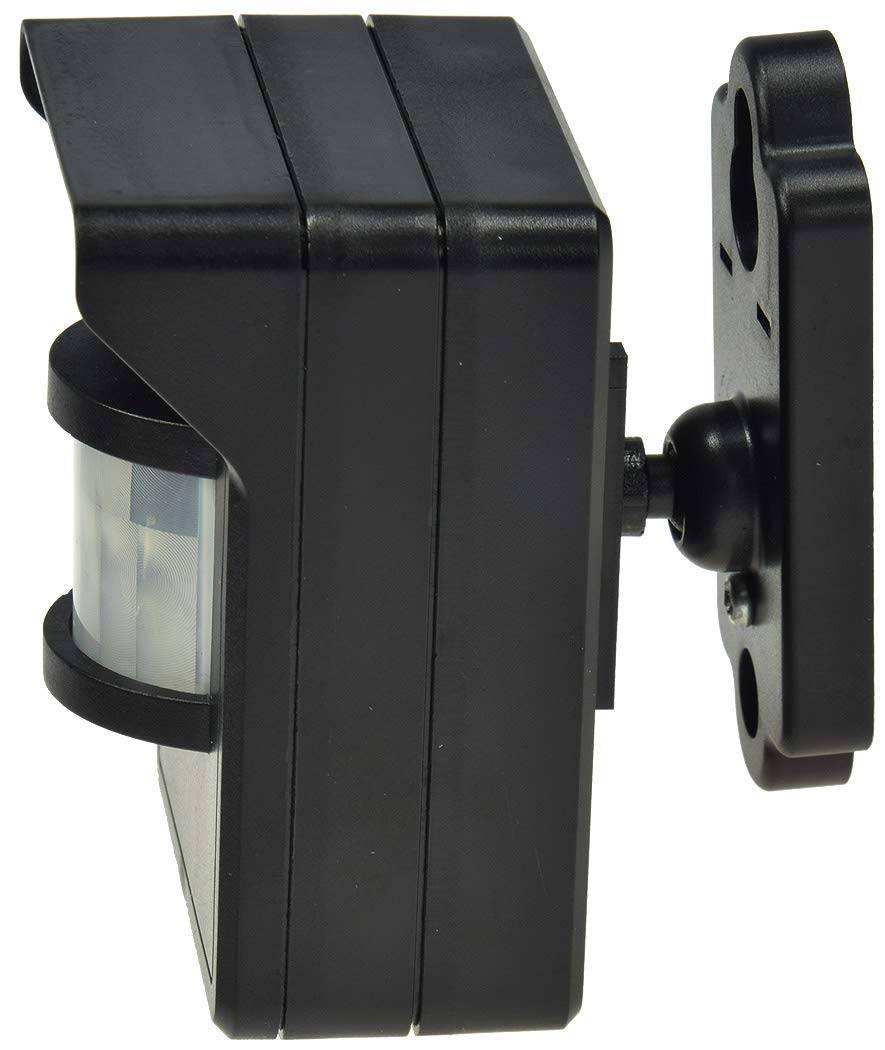 ChiliTec 22757 Funk-Bewegungsmelder für "Pilota Casa" IP44, 90°/8m PIR, Aufputz, schwarz