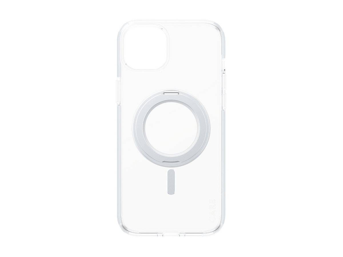 CARE by Schutzglass Kickstand Case MagSafe iPhone 15 Plus – Silber