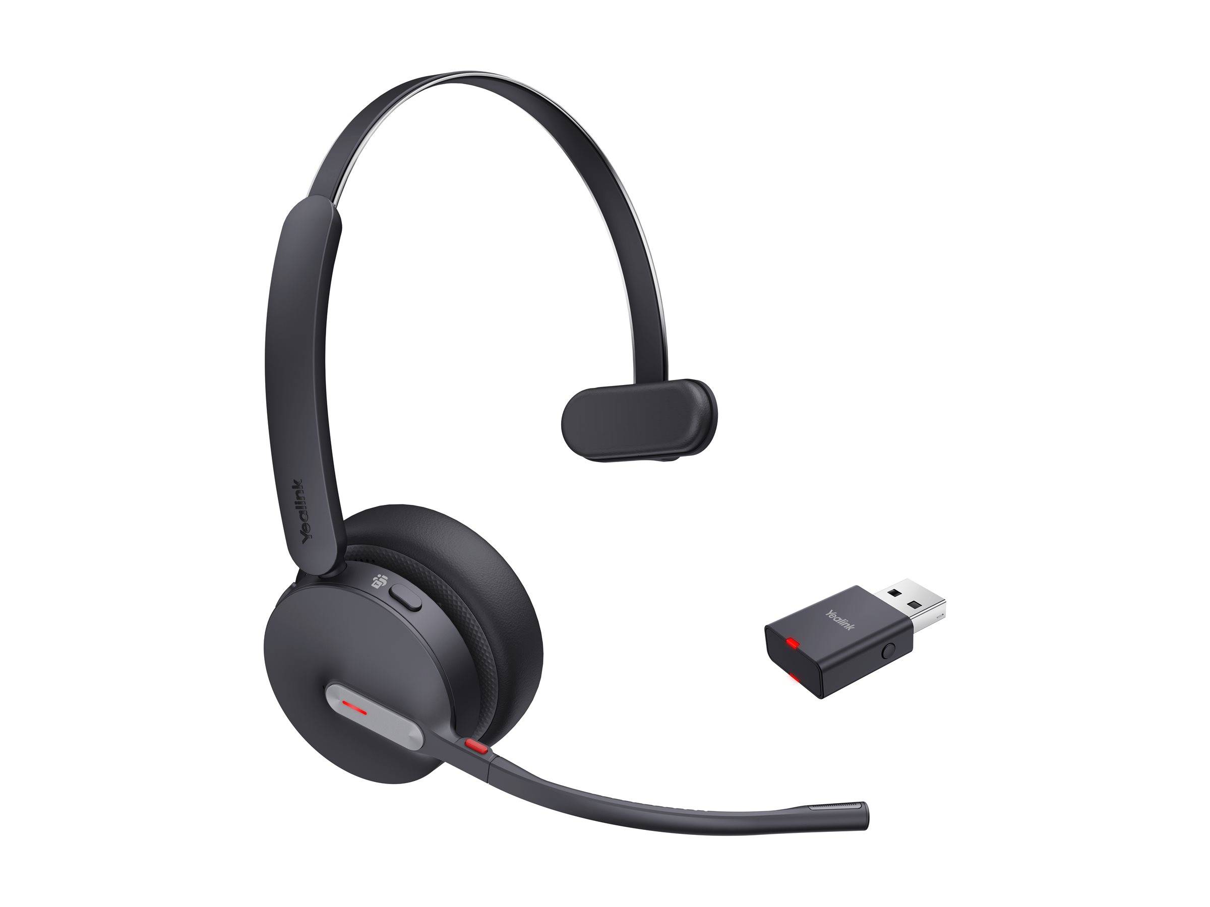 Yealink WH64 Hybrid Mono - Headset - On-Ear - DECT / Bluetooth