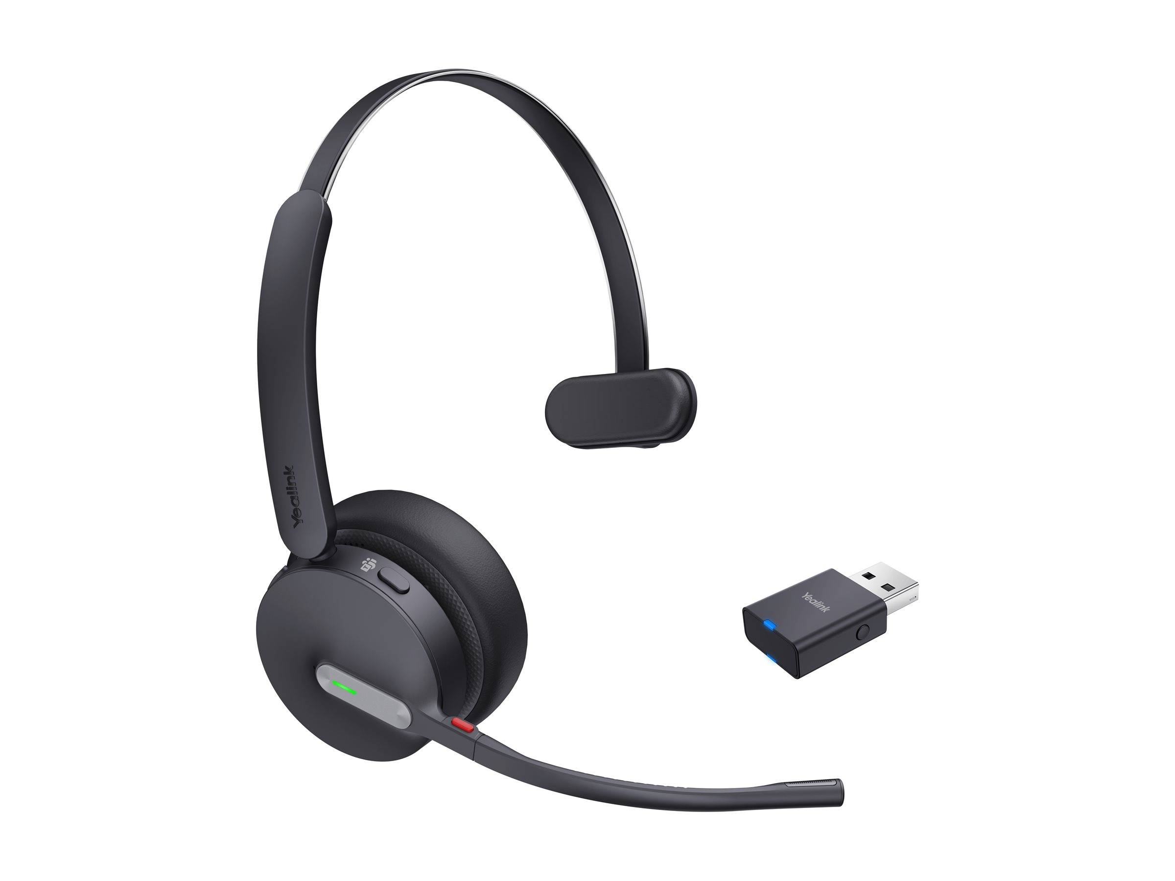 Yealink WH64 Hybrid Mono - Headset - On-Ear - DECT / Bluetooth
