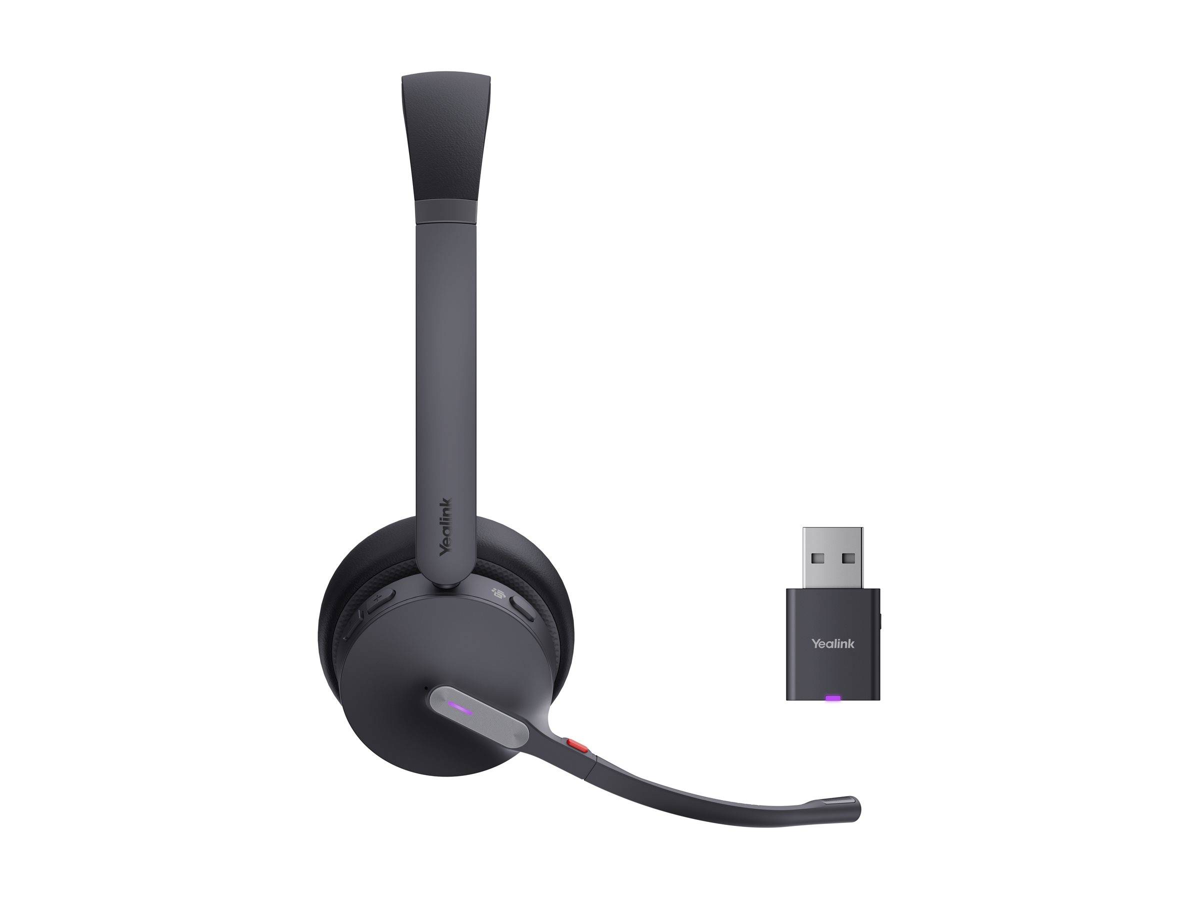 Yealink WH64 Hybrid Dual - Headset - On-Ear - DECT / Bluetooth