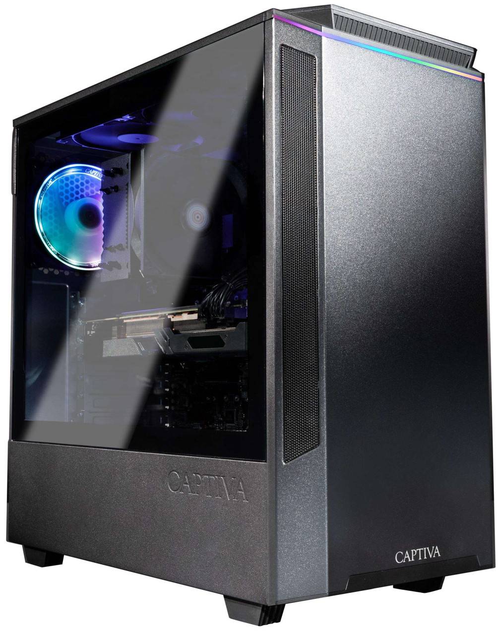 Captiva PC Advanced Gaming R75-210 (Ryzen 5 5500/RTX3050 8GB GDDR6/SSD 1TB/16GB/WLAN/w/o OS)