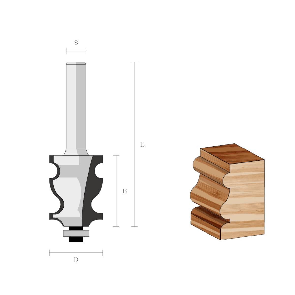 Famag Langlochprofilfräser HM 3126.819