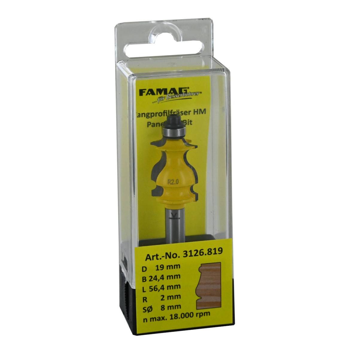 Famag Langlochprofilfräser HM 3126.819