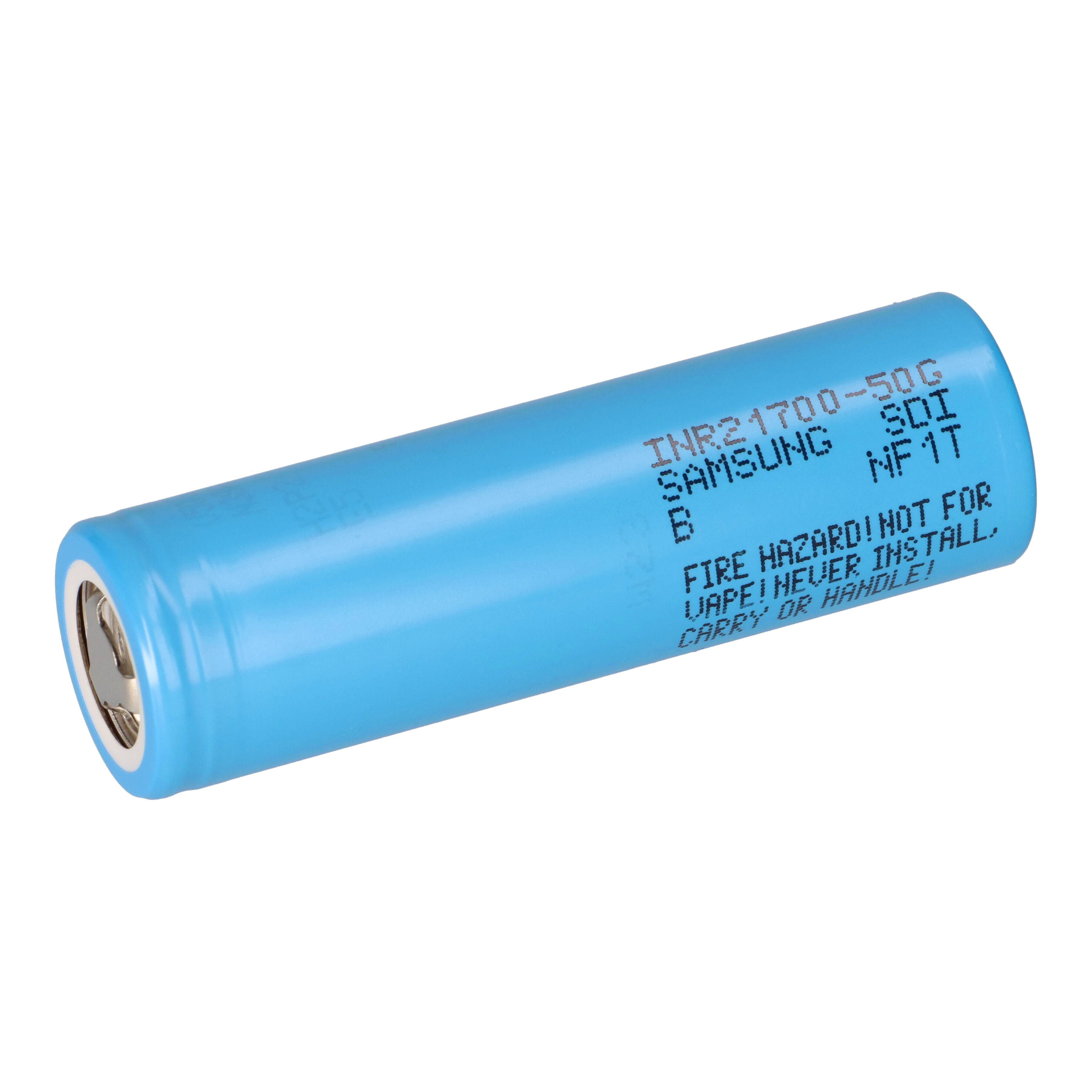Samsung INR21700-50GB 21700 Li-Ion Akku 3,6V 5000mAh – U-Lötfahne, 130 Stück