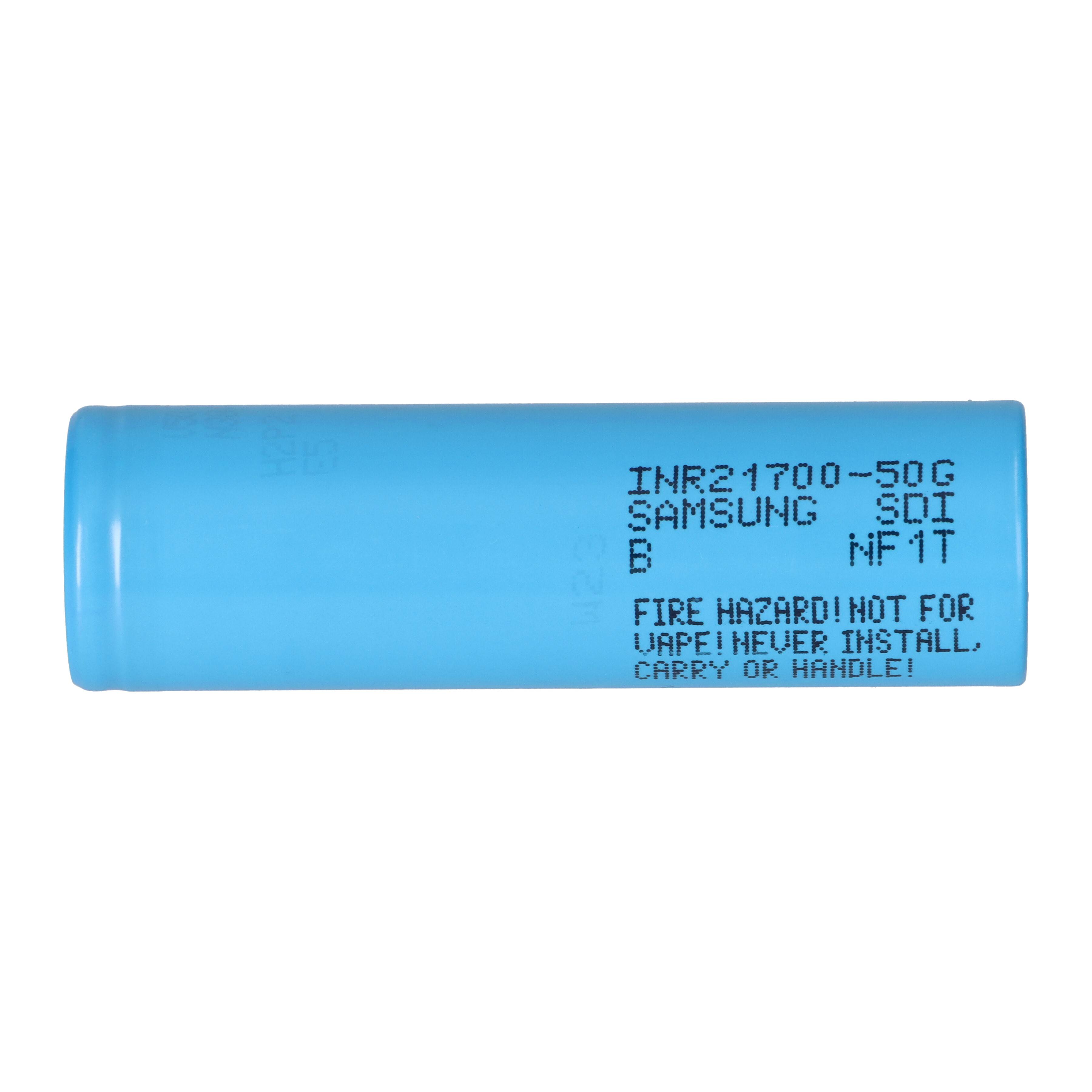 Samsung INR21700-50GB 21700 Li-Ion Akku 3,6V 5000mAh – Flat Top, 1 Stück