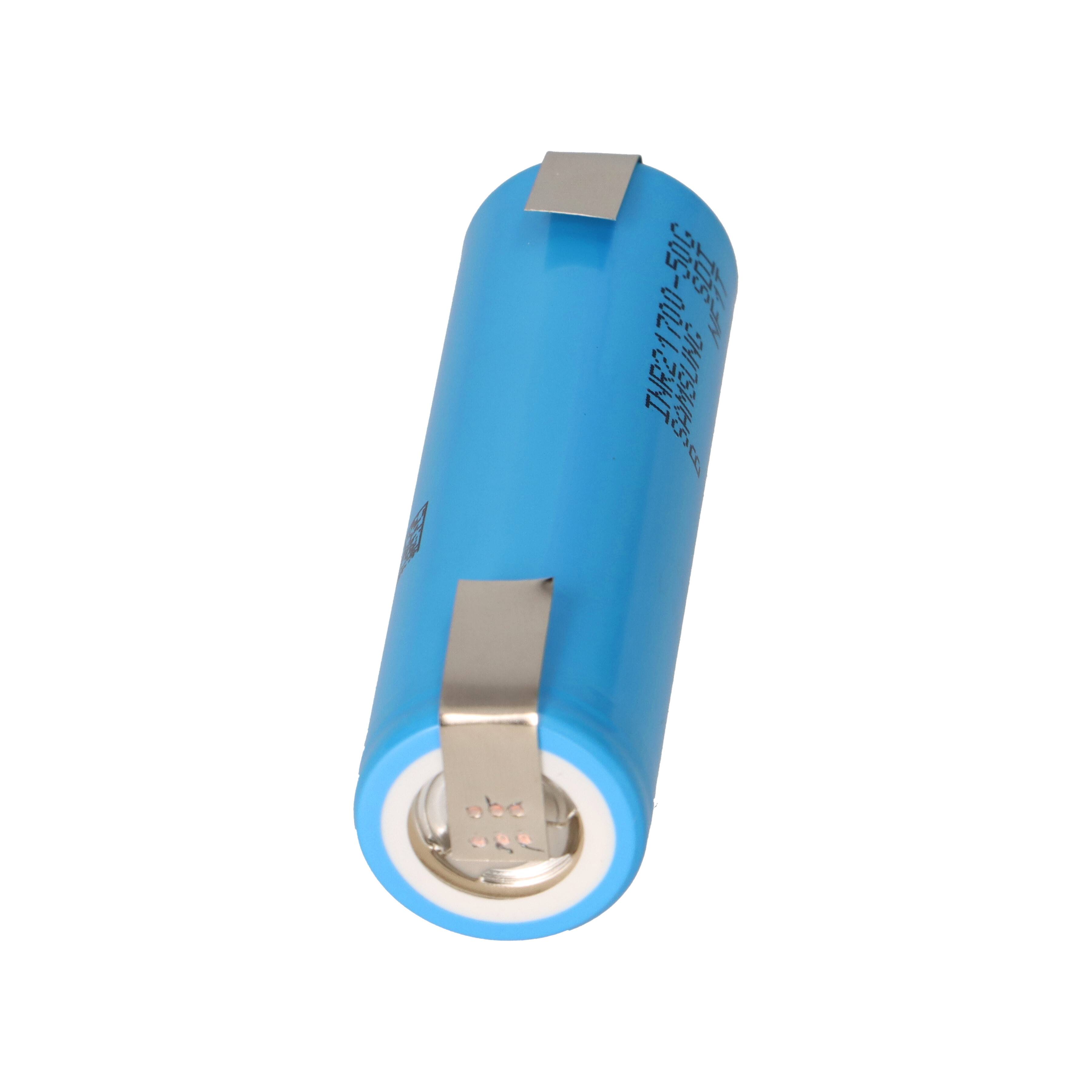 Samsung INR21700-50GB 21700 Li-Ion Akku 3,6V 5000mAh – U-Lötfahne, 1 Stück
