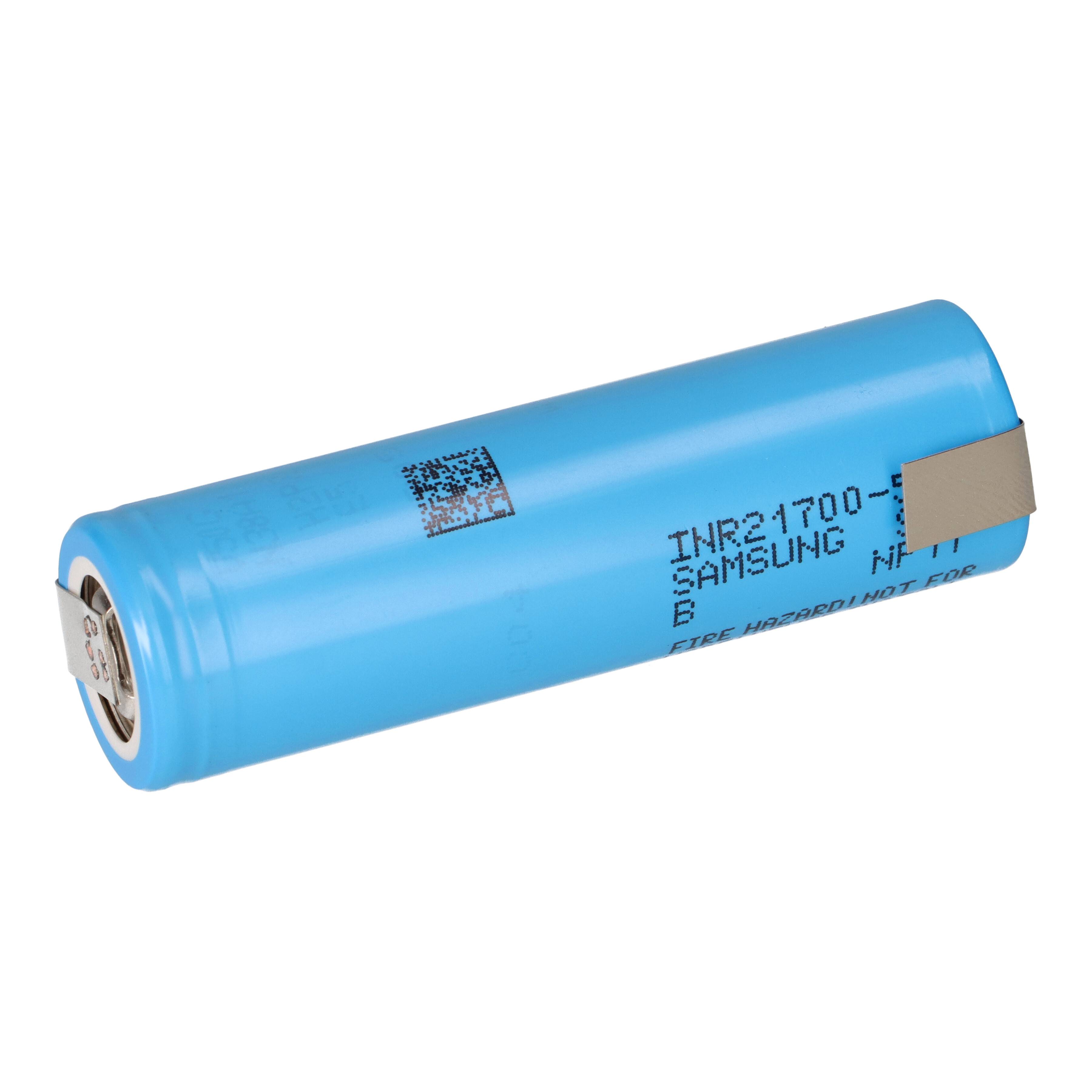 Samsung INR21700-50GB 21700 Li-Ion Akku 3,6V 5000mAh – Z-Lötfahne, 1 Stück