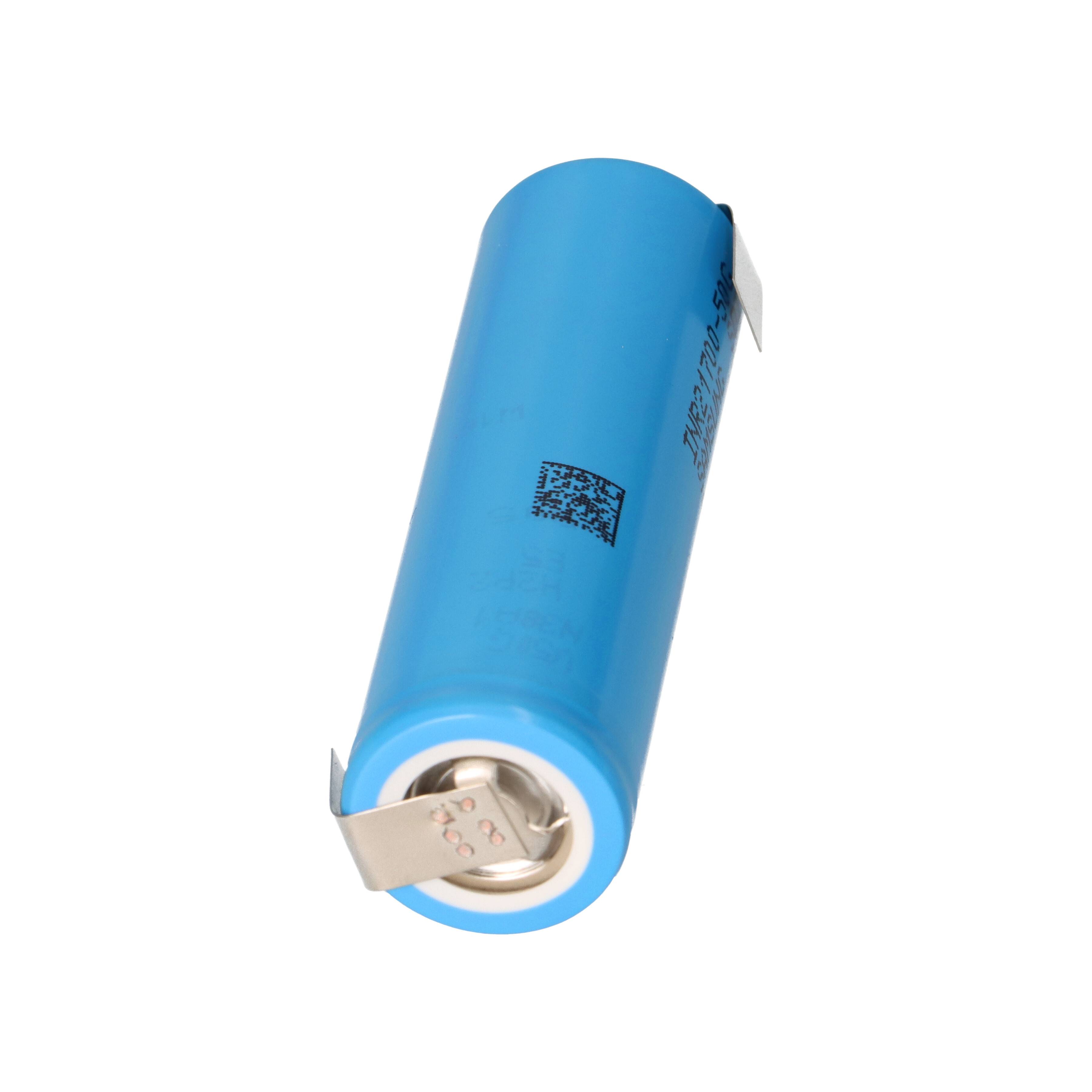 Samsung INR21700-50GB 21700 Li-Ion Akku 3,6V 5000mAh – Z-Lötfahne, 1 Stück