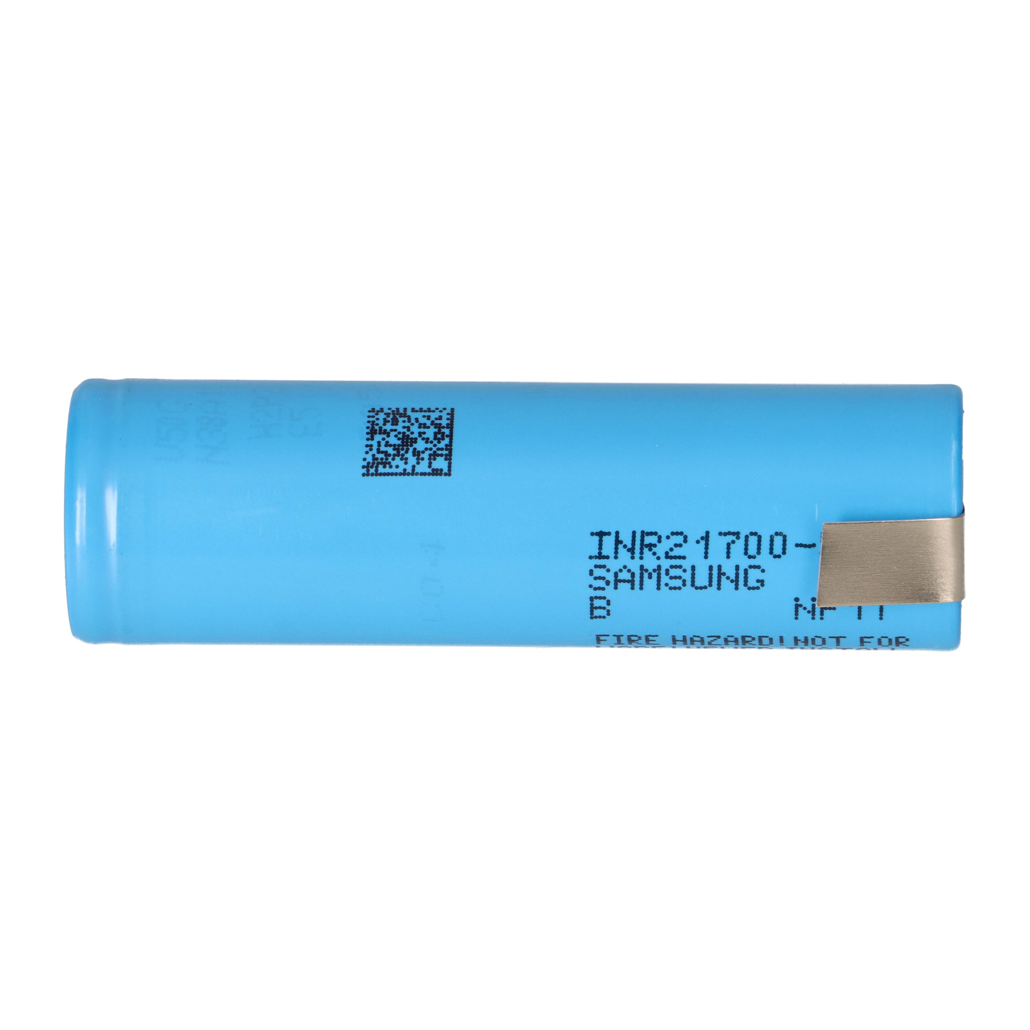 Samsung INR21700-50GB 21700 Li-Ion Akku 3,6V 5000mAh – Z-Lötfahne, 1 Stück