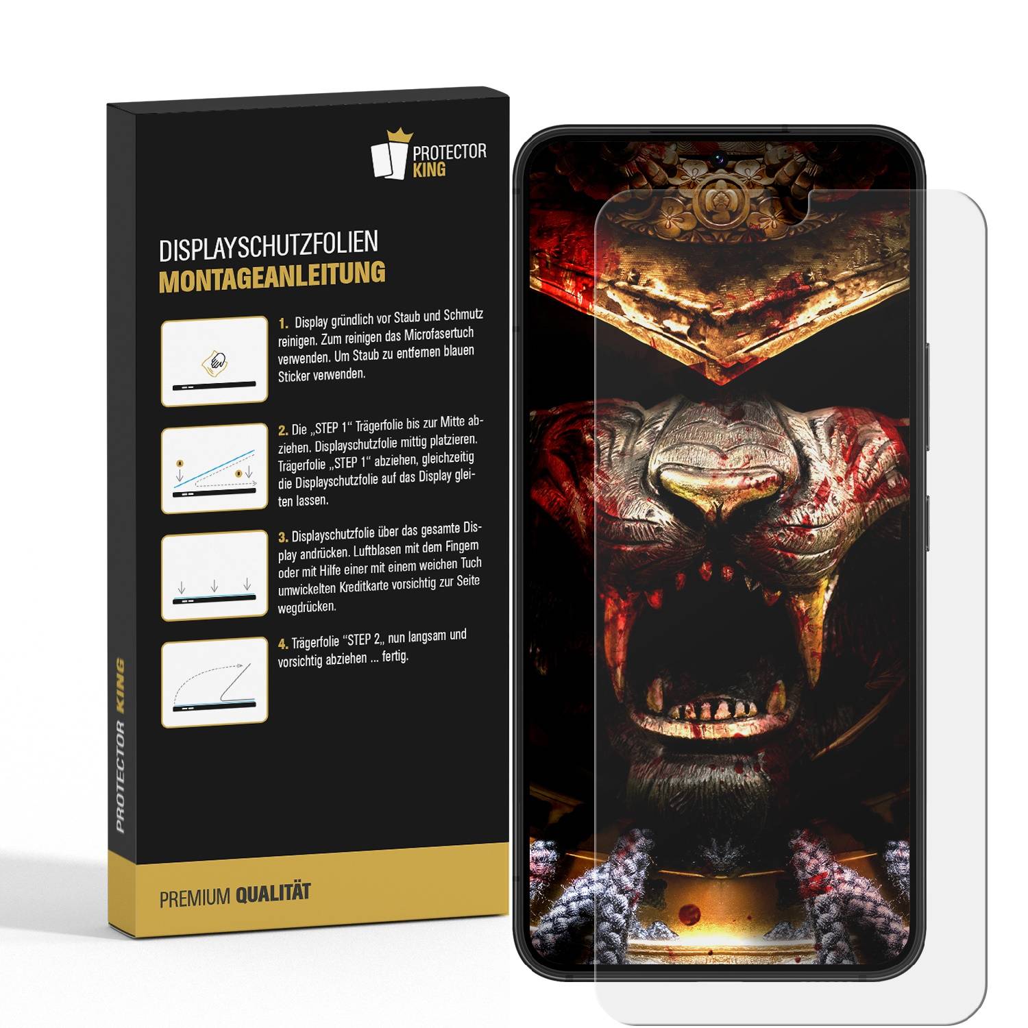 2x Displayfolie für Samsung Galaxy S21 Plus FULL COVER Displayschutzfolie HD KLAR