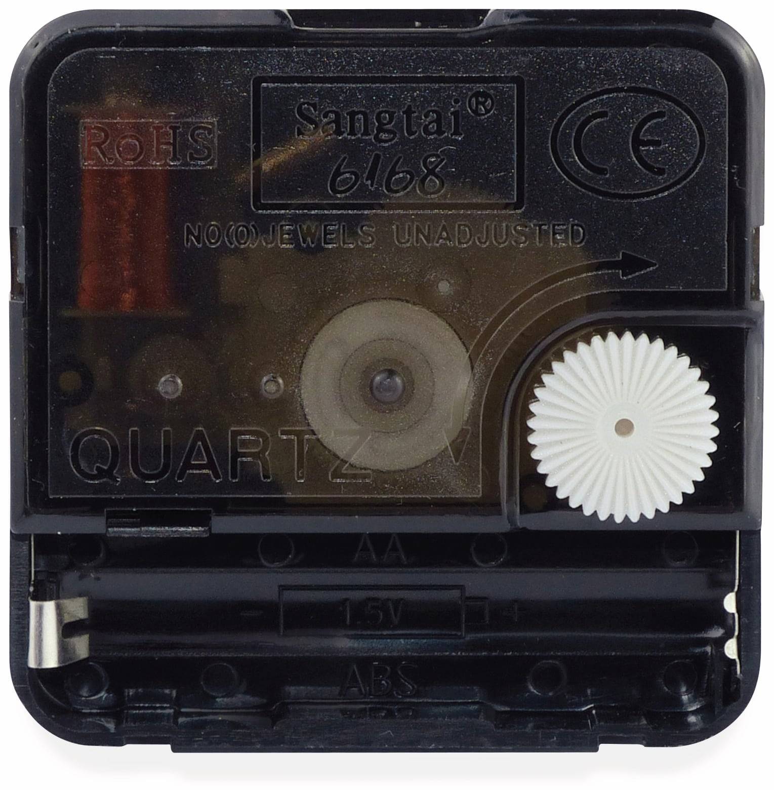 BLANKO Quarz-Uhrwerk mit 3 Zeigersätzen, Schleichsekunde