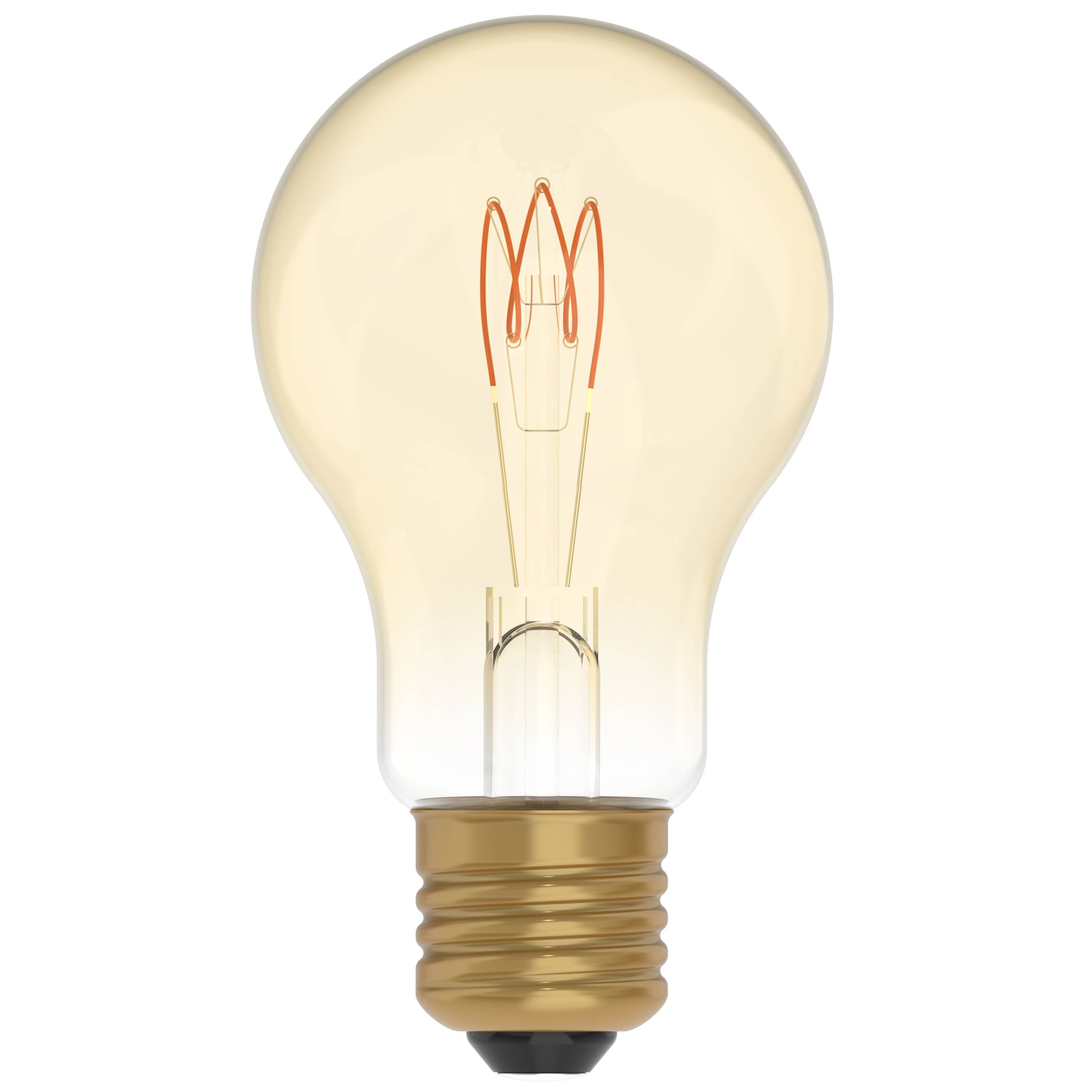 LED's light LED Glühbirne E27 dimmbar 2.5W extra-warmweiß Gold A60