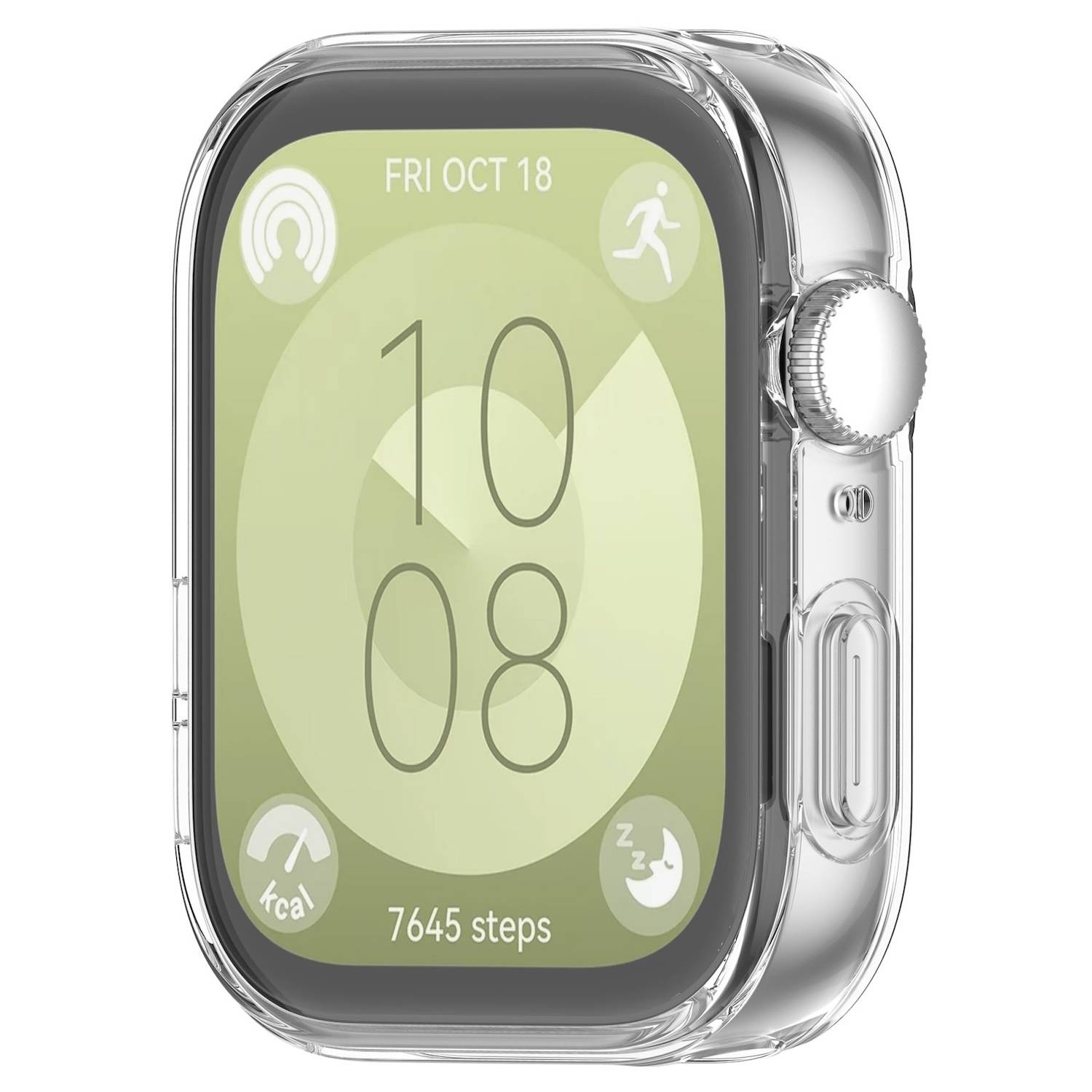 Für Huawei Watch Fit 3 Full Cover TPU Electroplated Hülle Transparent