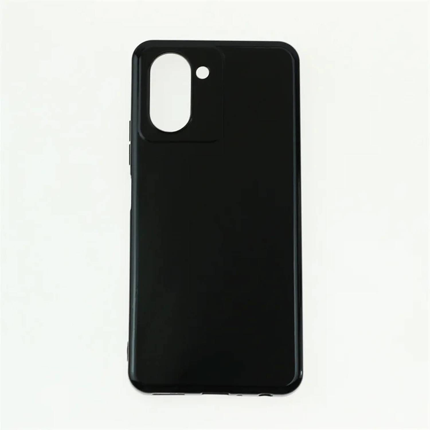Für Blackview Color 8 Silikon TPU Schutz Hülle Cover Case dünn Schwarz