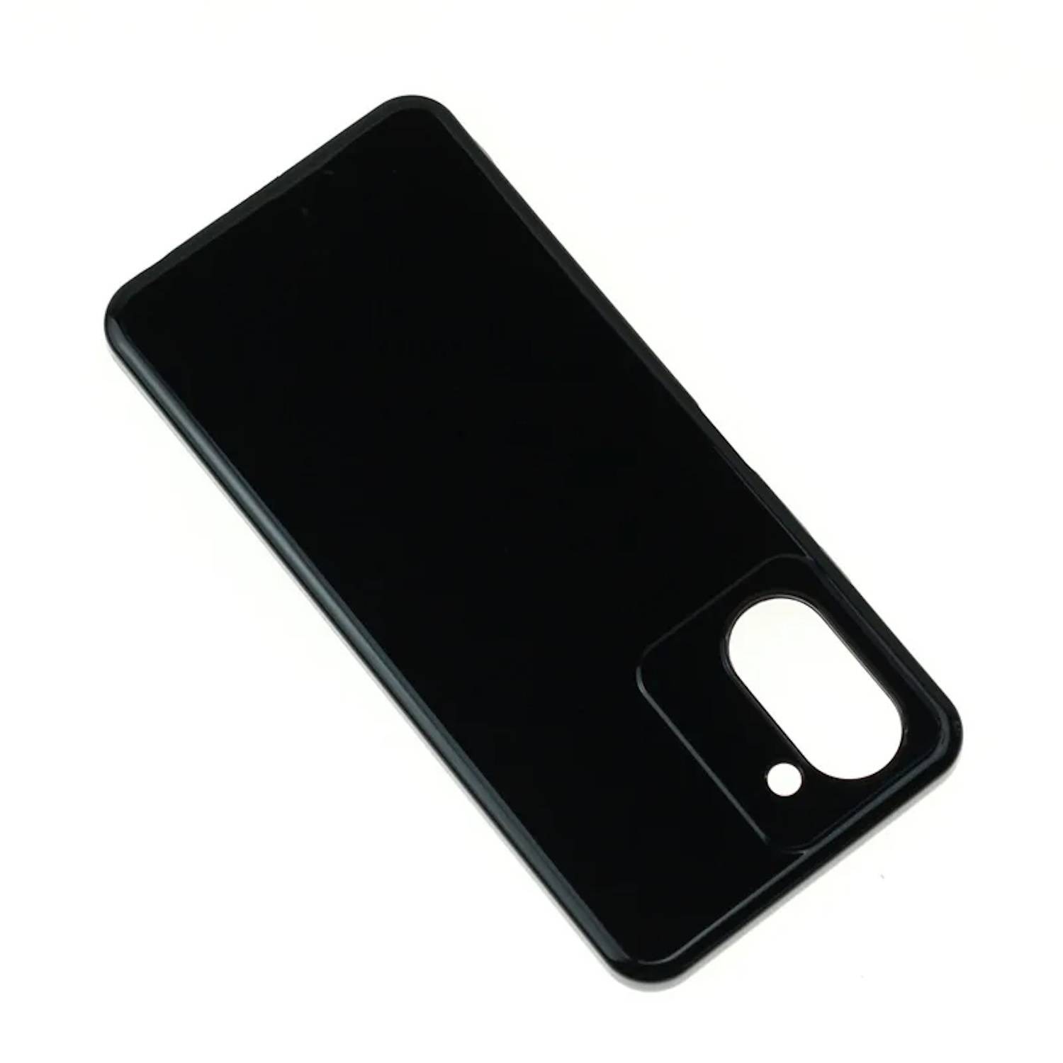 Für Blackview Color 8 Silikon TPU Schutz Hülle Cover Case dünn Schwarz